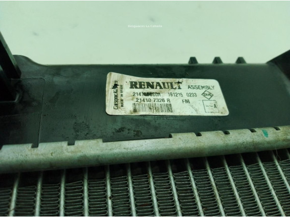 214107326R RADIADOR AGUA RENAULT CAPTUR (J5_, H5_)|Desguaces La Cabaña