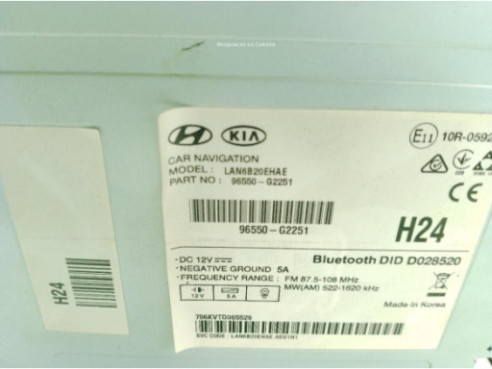 96550G2251 PANTALLA MULTIMEDIA HYUNDAI IONIQ (AE)|Desguaces La Cabaña