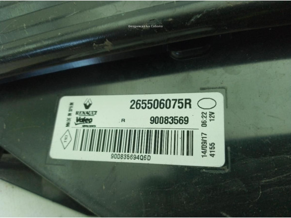 265506075R PILOTO TRA DER INT RENAULT MEGANE IV (B9A/M_)|Desguaces La Cabaña