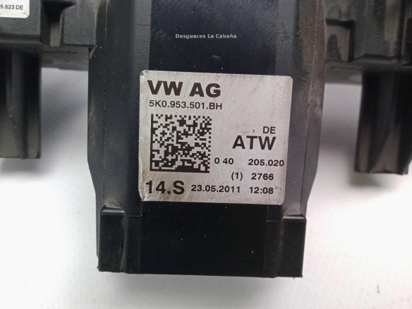5K0953501BH MANDO COMPLETO VW TOURAN (1T3)|Desguaces La Cabaña