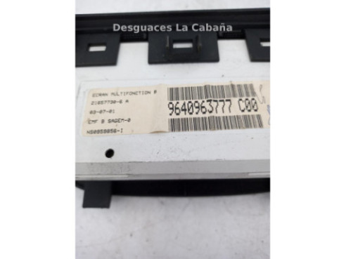 9640963777 DISPLAY PEUGEOT 307 (3A/C) |Desguaces La Cabaña