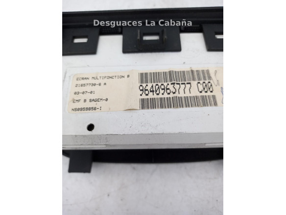 9640963777 DISPLAY PEUGEOT 307 (3A/C) |Desguaces La Cabaña