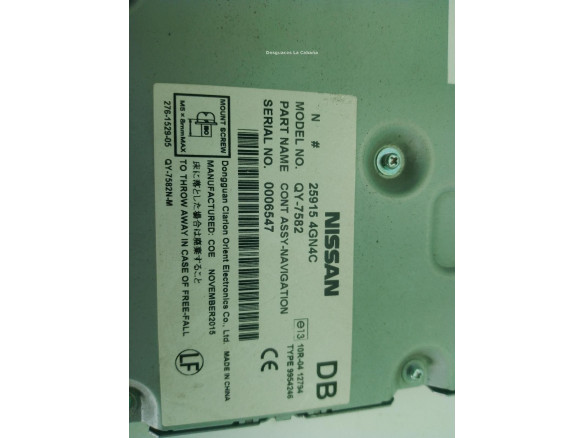 259154GN4C MODULO ELECTRONICO INFINITI Q30|Desguaces La Cabaña