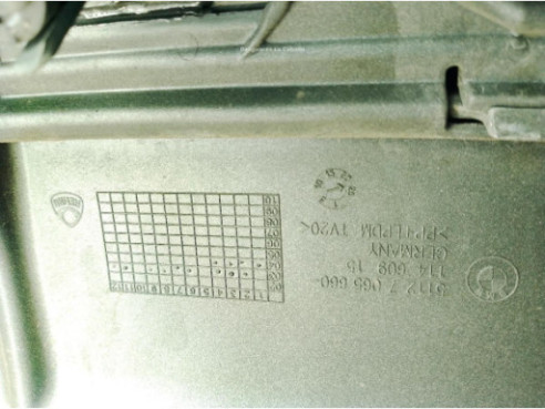 51127065660 PARAGOLPES TRA BMW 6 (E63)|Desguaces La Cabaña
