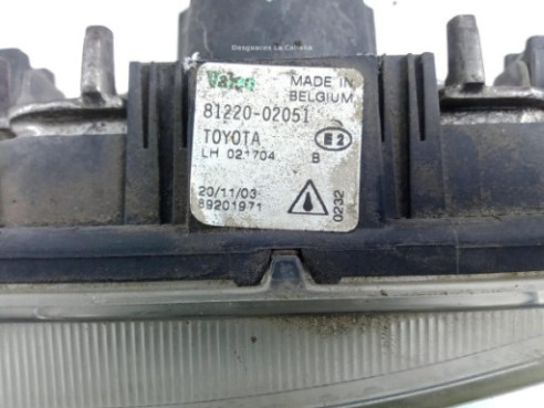 8122002051 NIEBLA DEL IZQ TOYOTA COROLLA (_E12_) |Desguaces La Cabaña