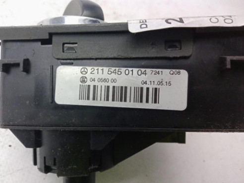 2115450104, CONMUTADOR LUCES MERCEDES BENZ CLASE E (W211)|Desguaces La Cabaña