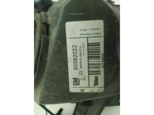 9118792, 90582022 FARO DERECHO OPEL ZAFIRA A Limusina (T98)|Desguaces La Cabaña