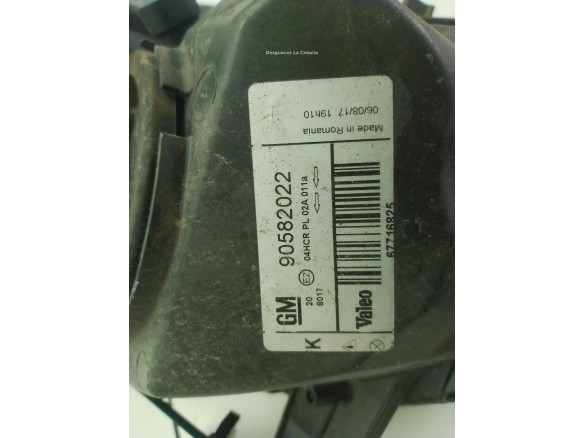 9118792, 90582022 FARO DERECHO OPEL ZAFIRA A Limusina (T98)|Desguaces La Cabaña