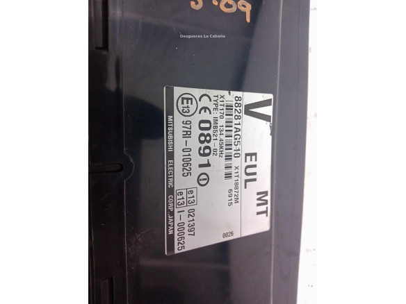  88281AG510 CENTRALITA MOTOR SUBARU LEGACY IV (BL)|Desguaces La Cabaña