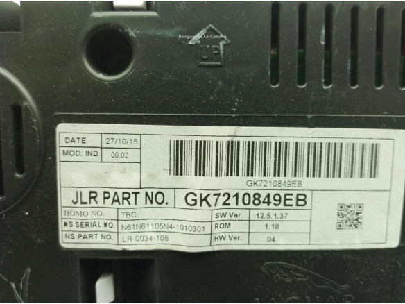 LR079404 CUADRO INSTRUMENTOS LAND ROVER DISCOVERY SPORT (L550)|Desguaces La Cabaña