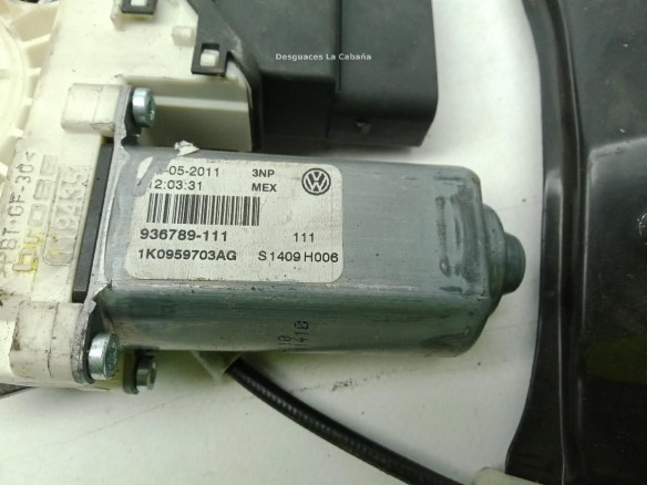 1K0959703AG ELEVALUNAS PUERTA LAT TRA IZQ VW JETTA IV (162, 163)|Desguaces La Cabaña