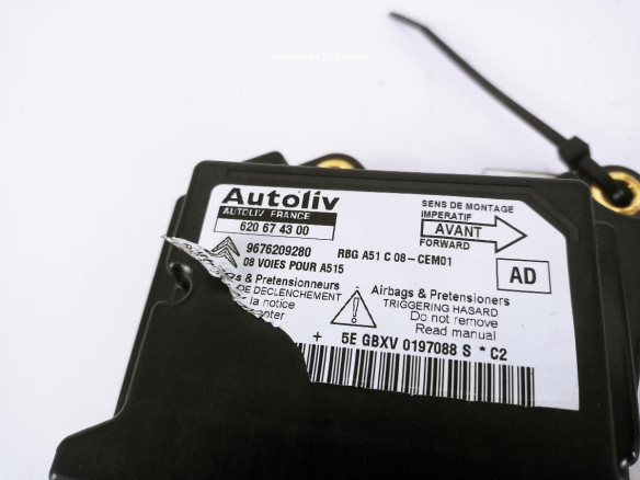 9676209280 CENTRALITA AIRBAG CITROEN C3 II |Desguaces La Cabaña