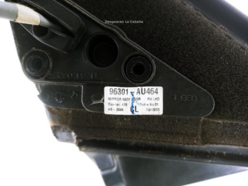96301AU464 ESPEJO DER NISSAN PRIMERA (P12)|Desguaces La Cabaña