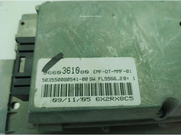 9660361000 DISPLAY PEUGEOT 407 SW (6E_)|Desguaces La Cabaña