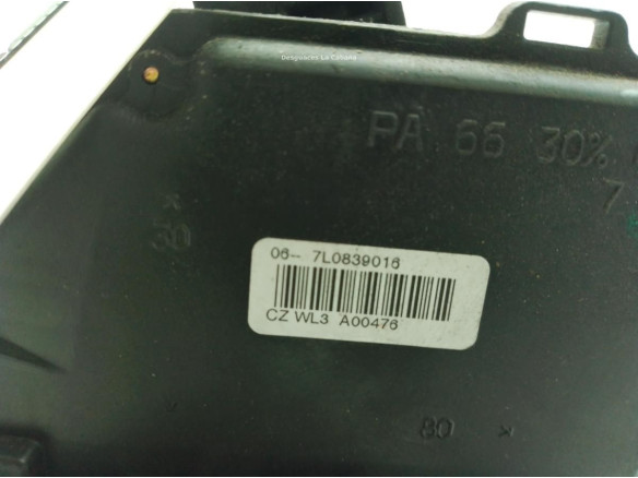 7L0839016 CERRADURA PUERTA LAT TRA DER SKODA OCTAVIA II (1Z3)|Desguaces La Cabaña