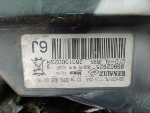 89902925 FARO DERECHO RENAULT SCENIC III (JZ0/1_)|Desguaces La Cabaña