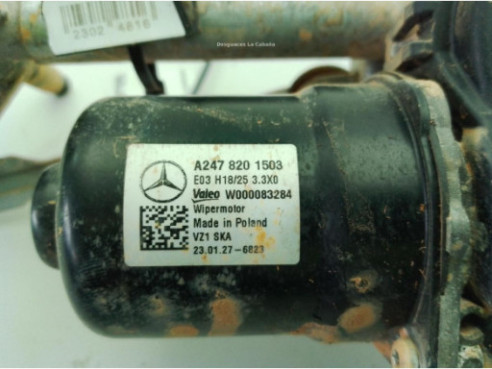 A2478204202 MOTOR LIMPIAPARABRISAS DEL MERCEDES BENZ GLA (H247)|Desguaces La Cabaña