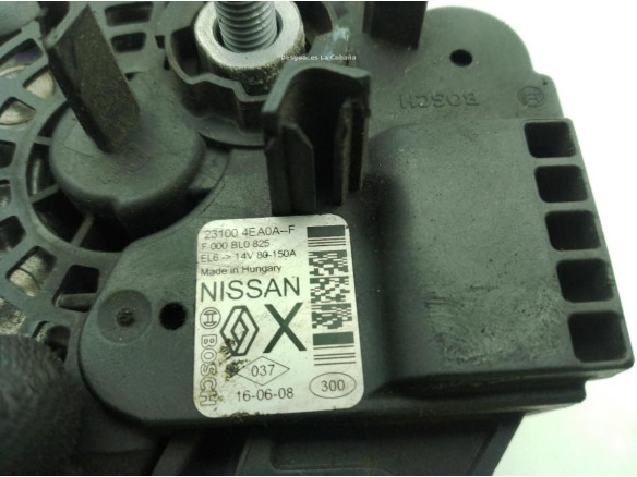 231004EA0AF ALTERNADOR NISSAN QASHQAI II Todo terreno, cerrada (J11, J11_)|Desguaces La Cabaña