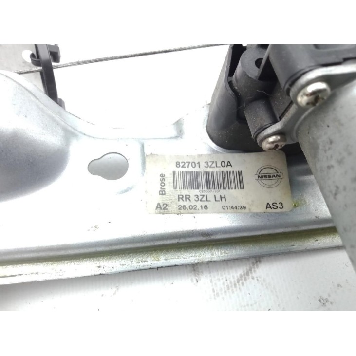 827013ZL0A ELEVALUNAS PUERTA LAT TRA IZQ NISSAN PULSAR Fastback (C13) |Desguaces La Cabaña