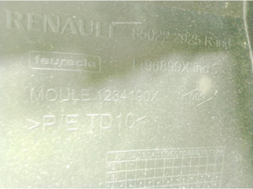 1234190X PARAGOLPES TRA RENAULT CLIO IV (BH_)|Desguaces La Cabaña