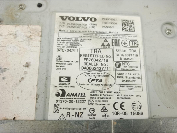 24358567 MODULO RADIO VOLVO FH II|Desguaces La Cabaña