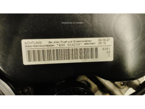 CGK MOTOR AUDI A4 (8K2, B8)|Desguaces La Cabaña