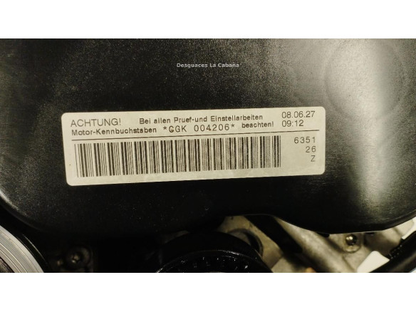 CGK MOTOR AUDI A4 (8K2, B8)|Desguaces La Cabaña