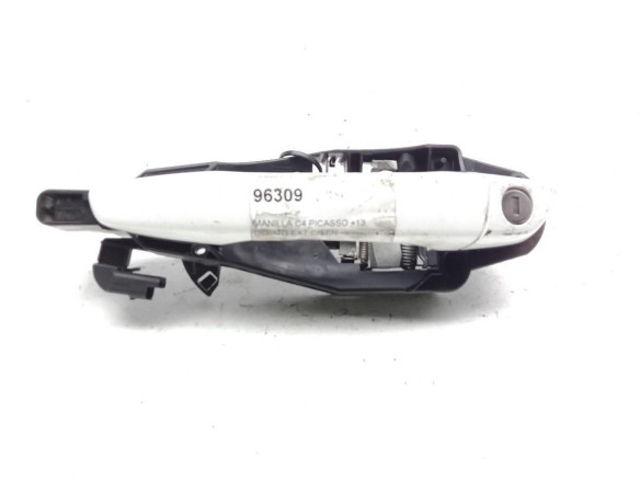 9802977380 MANILLA PUERTA LAT DEL IZQ EXT CITROEN C4 Picasso II|Desguaces La Cabaña