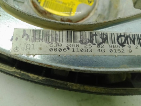  6398602502 AIRBAG IZQ MERCEDES BENZ VITO / MIXTO Furgón (W639)|Desguaces La Cabaña