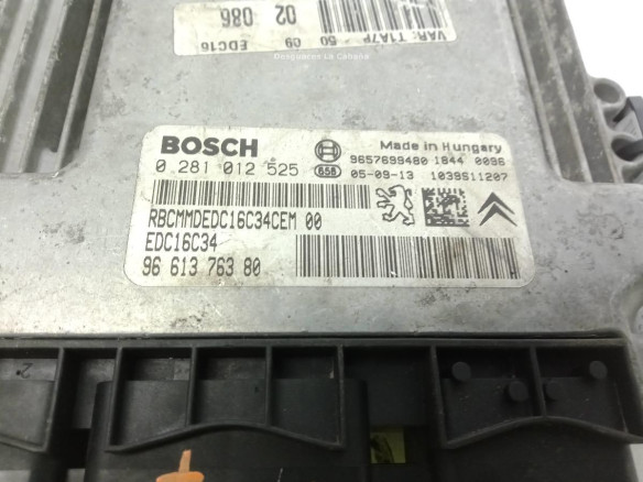 9661376380 CENTRALITA MOTOR PEUGEOT 207 (WA_, WC_)|Desguaces La Cabaña