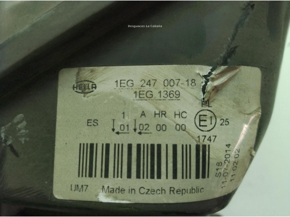 1EG24700718 FARO DERECHO VW GOLF V Variant (1K5)|Desguaces La Cabaña