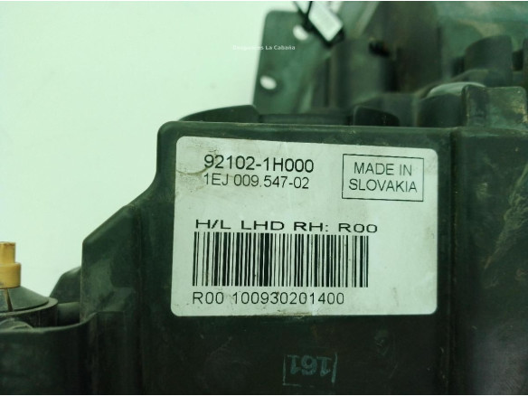 1EJ0095472 FARO DERECHO KIA CEE'D Fastback (ED)|Desguaces La Cabaña