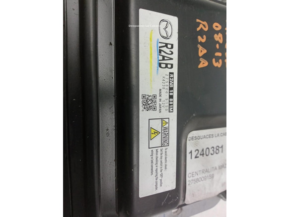 2758009159 CENTRALITA MOTOR MAZDA 6 Hatchback (GH)|Desguaces La Cabaña
