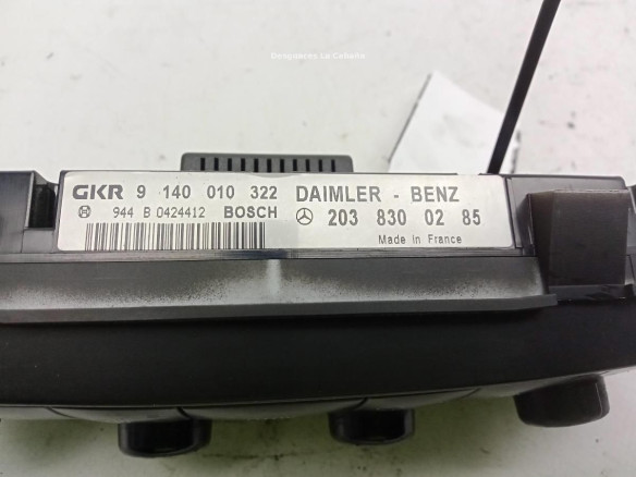 2038300285, MANDO CLIMA MERCEDES BENZ CLASE C (W203)|Desguaces La Cabaña