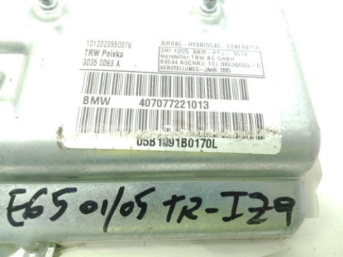 AIRBAG PUERTA LAT TRA IZQ BMW 7 (E65, E66, E67)|Desguaces La Cabaña