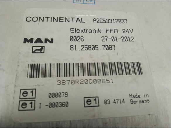 81258057087 MODULO ELECTRONICO MAN TGL|Desguaces La Cabaña