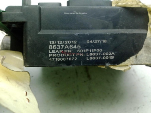 8637A645, CAJA FUSIBLES INTERIOR (BSI) CITROEN C4 AIRCROSS|Desguaces La Cabaña