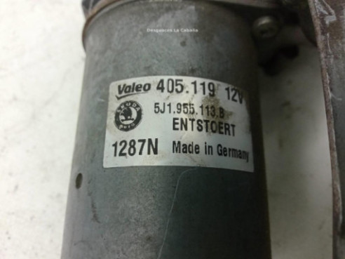   MOTOR LIMPIAPARABRISAS DEL SKODA FABIA II (542)|Desguaces La Cabaña