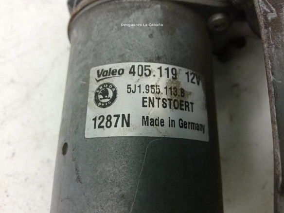   MOTOR LIMPIAPARABRISAS DEL SKODA FABIA II (542)|Desguaces La Cabaña