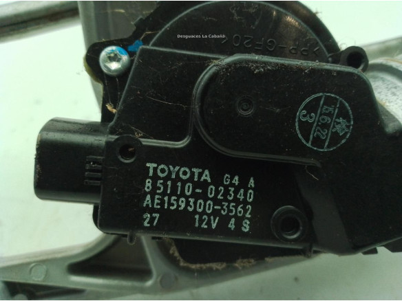  8511002340 MOTOR LIMPIAPARABRISAS DEL TOYOTA AURIS (_E18_)|Desguaces La Cabaña