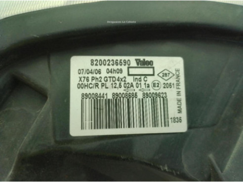 8200236590 FARO IZQUIERDO RENAULT KANGOO (KC0/1_)|Desguaces La Cabaña