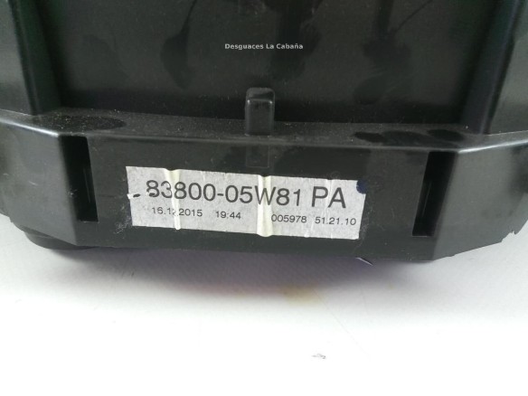8380005W81PA CUADRO INSTRUMENTOS TOYOTA AVENSIS Ranchera familiar (_T27_) |Desguaces La Cabaña