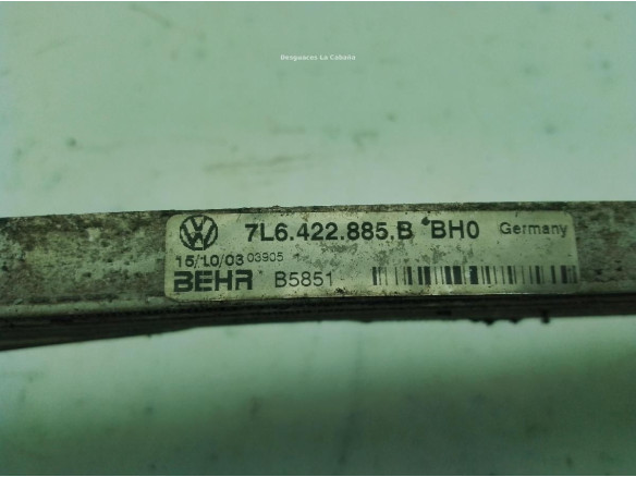 7L6422885B RADIADOR ACEITE CAJA VW TOUAREG (7LA, 7L6, 7L7)|Desguaces La Cabaña