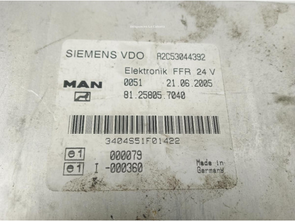 81258057040 MODULO ELECTRONICO MAN TGA|Desguaces La Cabaña