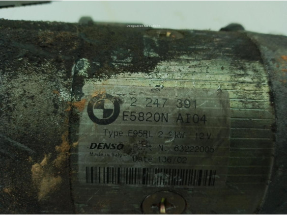 2247391 ARRANQUE BMW 3 (E46)|Desguaces La Cabaña