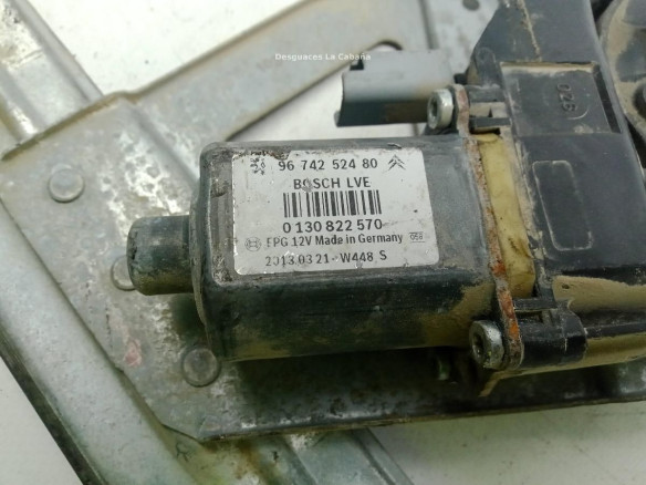 ELEVALUNAS PUERTA LAT DEL IZQ PEUGEOT 208|Desguaces La Cabaña