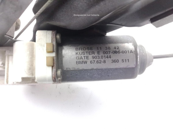 67628360511 ELEVALUNAS PUERTA LAT TRA DER BMW 5 (E39) |Desguaces La Cabaña