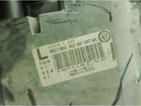 6Q1941007AK FARO IZQUIERDO VW POLO (9N_)|Desguaces La Cabaña