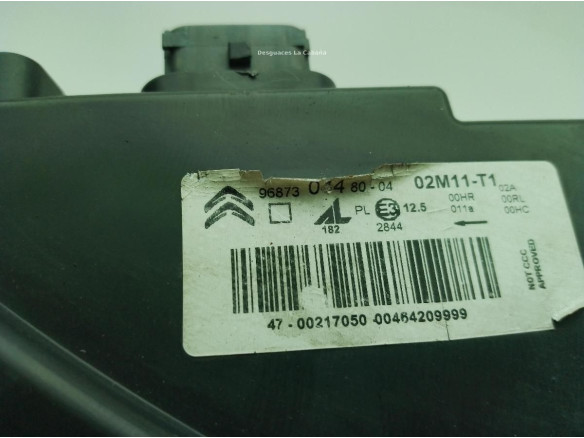 9687304480 FARO DERECHO CITROEN C4 II (B7)|Desguaces La Cabaña