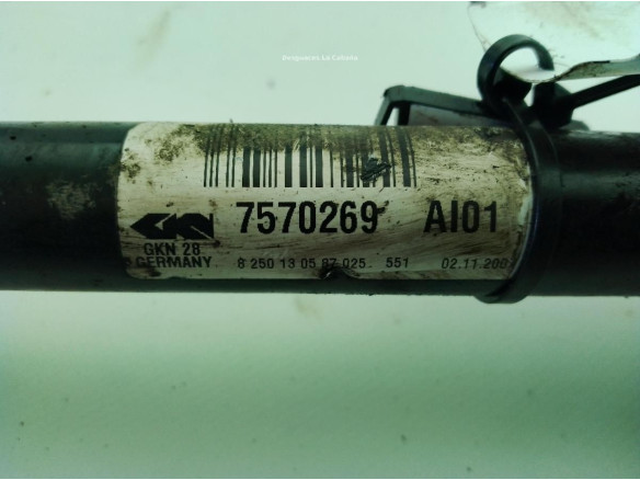 7570269 PALIER DEL IZQ BMW 5 (E60)|Desguaces La Cabaña